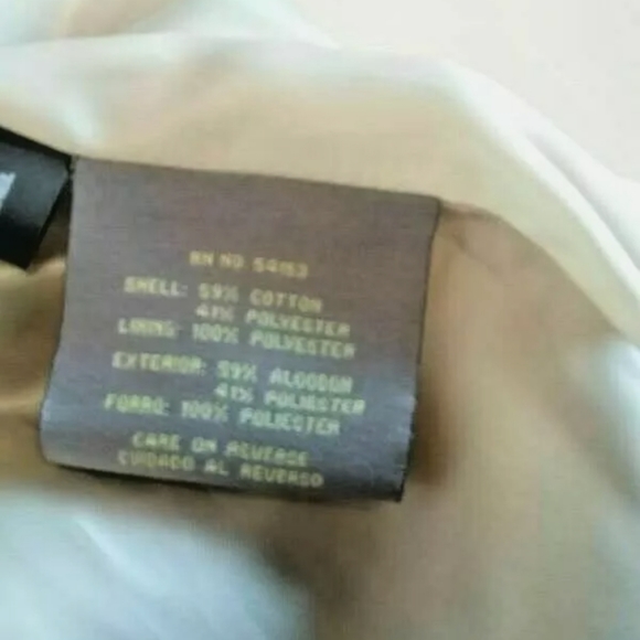 Kenneth Cole Reaction WomensTrench Coat Beige Belted Shoulder Strap Plus XXL - Picture 8 of 8